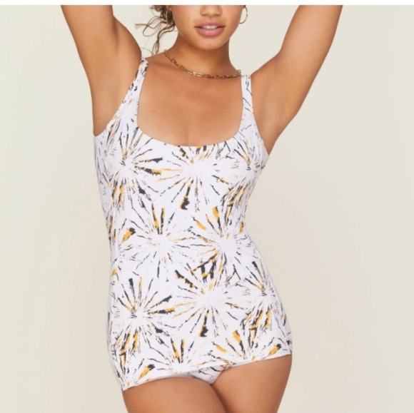 Andie Other - New! Andie Swim X Demi Moore The Marseilles One Piece White Fireworks Si…